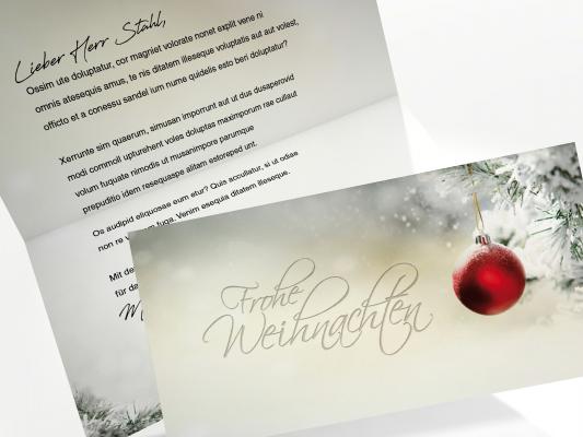 Christmas Cards Silent Night glossy